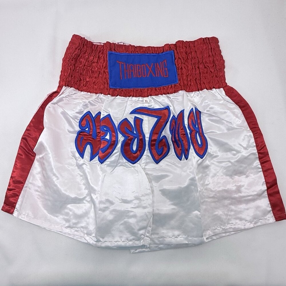 Muay Thai Boxing Shorts Men Women Size XL MMA Embroidery Martial Arts Kickboxing